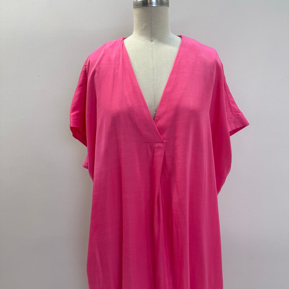 H&M Hot Pink Kaftan Oversized Dress💚 - Picture 7 of 10